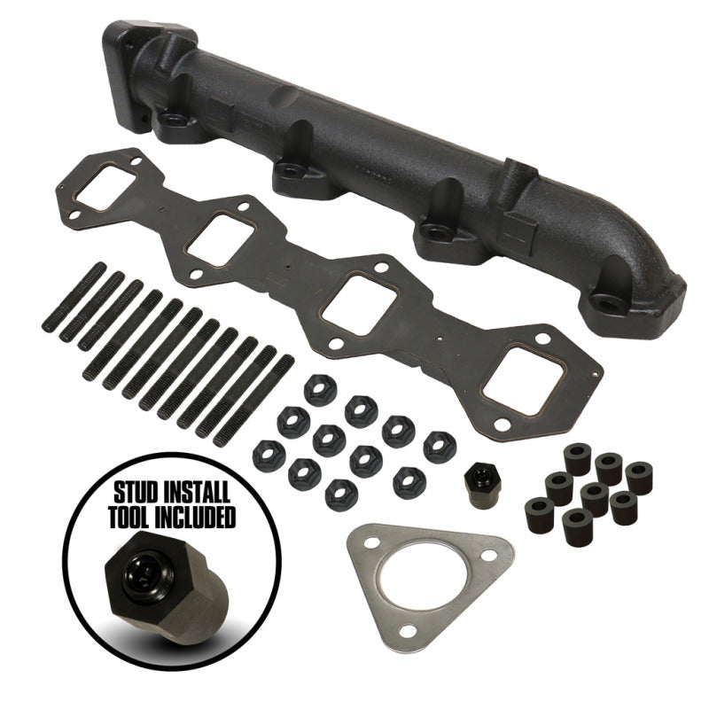 Kit de collecteur d'échappement côté conducteur BD Diesel - Ford 2011-2016 F250/F350 6,7 L PowerStroke