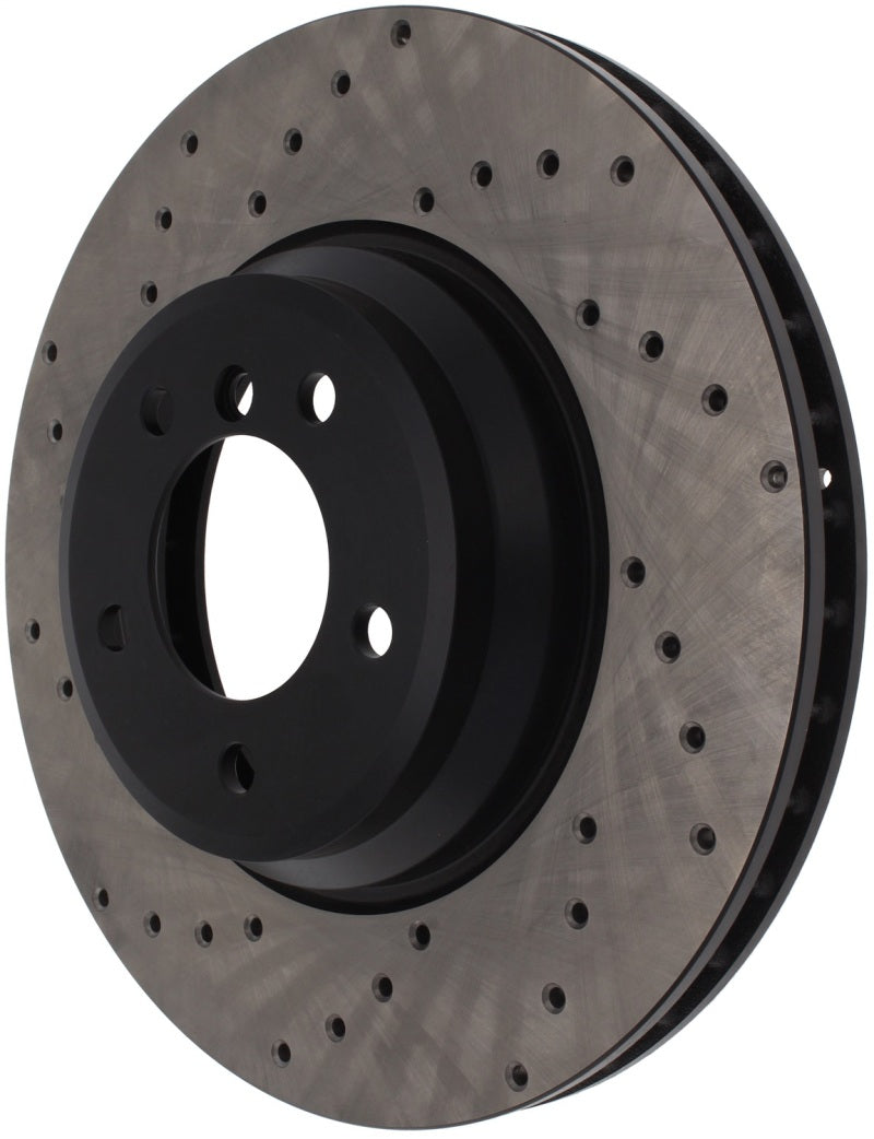 Rotor avant droit percé en croix StopTech 07-10 BMW 335i
