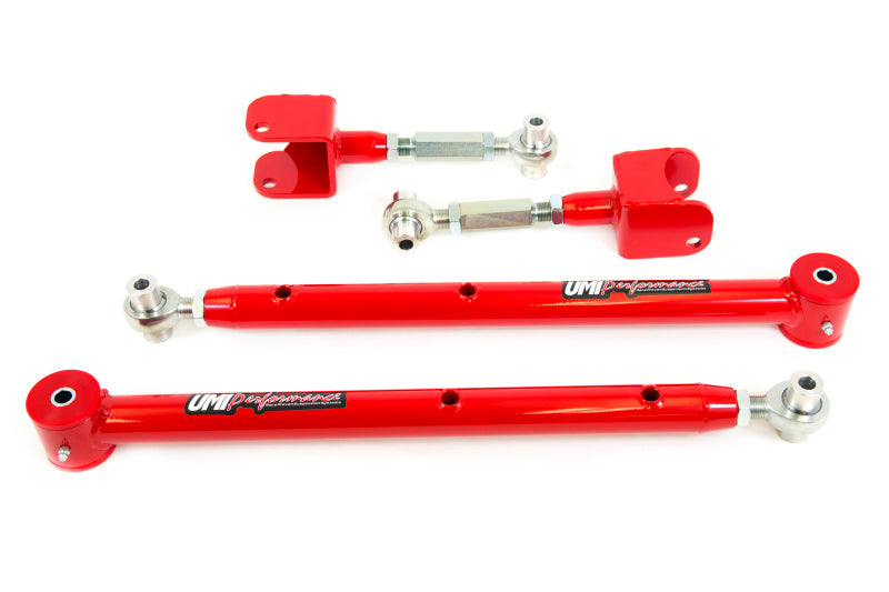 Kit de bras de suspension supérieur et inférieur réglables UMI Performance 68-72 GM A-Body