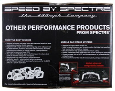 Kit d'admission d'air pour Jeep Grand Cherokee V6-3.6LF/I Spectre 16-18 - Poli avec filtre rouge