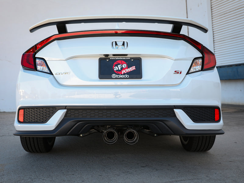 Système d'échappement Cat-Back aFe Takeda 2,5 pouces 304SS 17-20 Honda Civic SI Coupé L4-1,5 L (t)