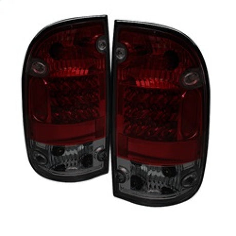 Feux arrière à LED Spyder Toyota Tacoma 95-00 Fumée rouge ALT-YD-TT95-LED-RS