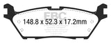 Plaquettes de frein arrière électriques EBC 15+ Ford F150 2.7 Twin Turbo (2WD) PB Greenstuff