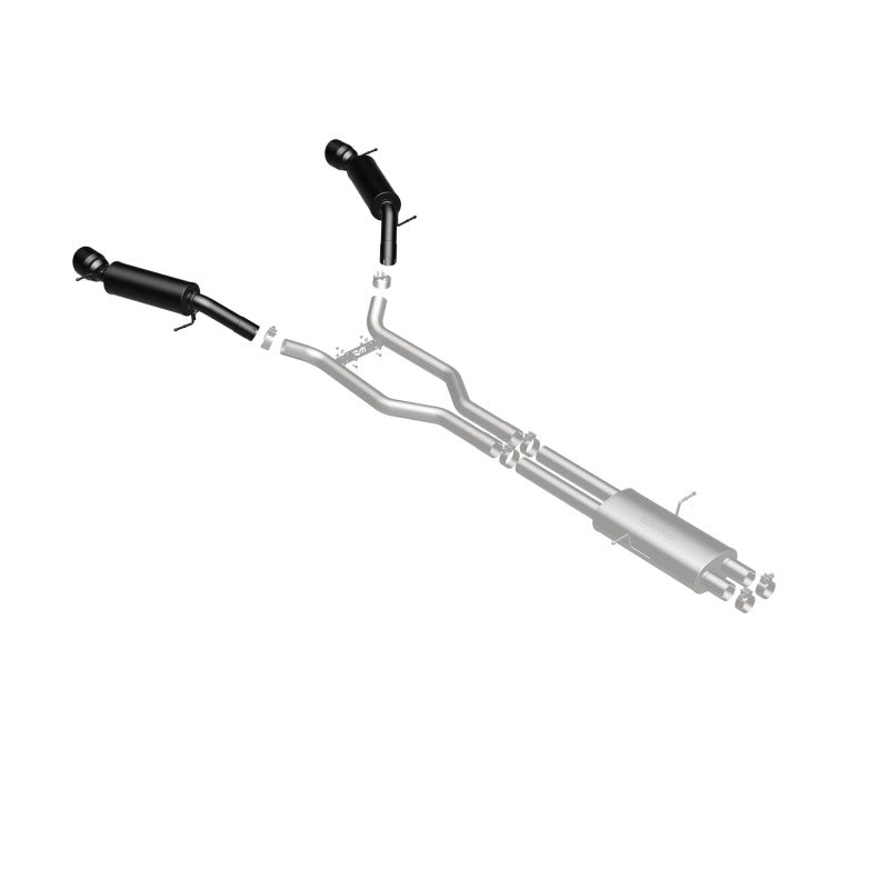 Cat-Back MagnaFlow 15-16 Land Rover Ranger Rover V6 SS 2,5 pouces Sortie arrière double divisée 4,5 pouces Embouts noirs