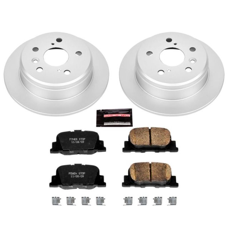 Power Stop 00-01 Lexus ES300 Rear Z17 Evolution Geomet Coated Brake Kit