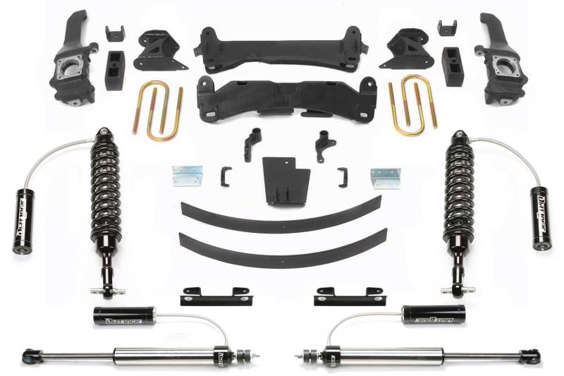 Fabtech 16-21 Toyota Tacoma 4/2WD 6 Lug Modèles uniquement 6 pouces Perf Sys avec Dlss 2.5C/O Resi et Rr Dlss Resi