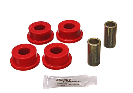 Ensemble de bagues de manille de cadre avant rouge Energy Suspension 80-98 Ford F-250 4WD/F350 4WD