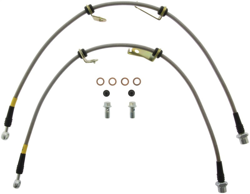 Conduites de frein avant en acier inoxydable StopTech 06-17 Lexus HS250h / Toyota RAV4