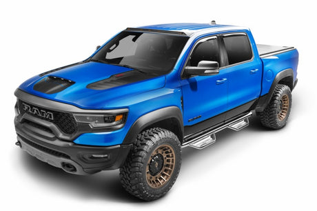 N-Fab Podium SS 19-20 Dodge RAM 1500 Crew Cab - Longueur de la cabine - Acier inoxydable poli - 3 po
