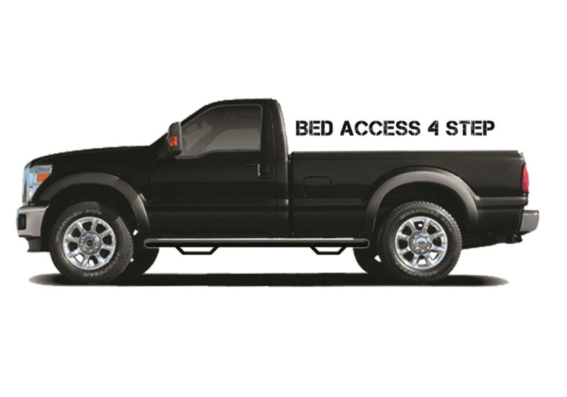 N-Fab Nerf Step 17-18 Ford F-250/F-350 Cabine standard 8 pieds - Noir brillant - Accès à la benne - 3 pouces