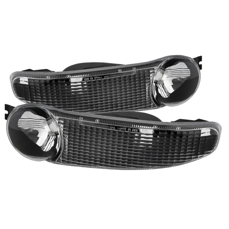 xTune GMC Sierra Denali 00-06 Bumper Lights Black CBL-GD00-BK