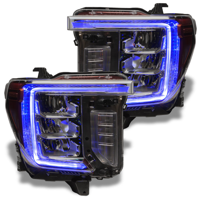 Oracle 20-21 GMC Sierra 2500/3500 HD RGB+W Headlight DRL Kit - ColorSHIFT w/o Cntrl