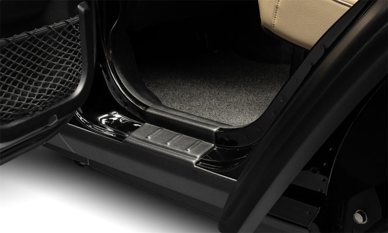 Cache-bas de caisse et plaque de seuil Bushwacker Jeep Wrangler JL Trail Armor - Noir