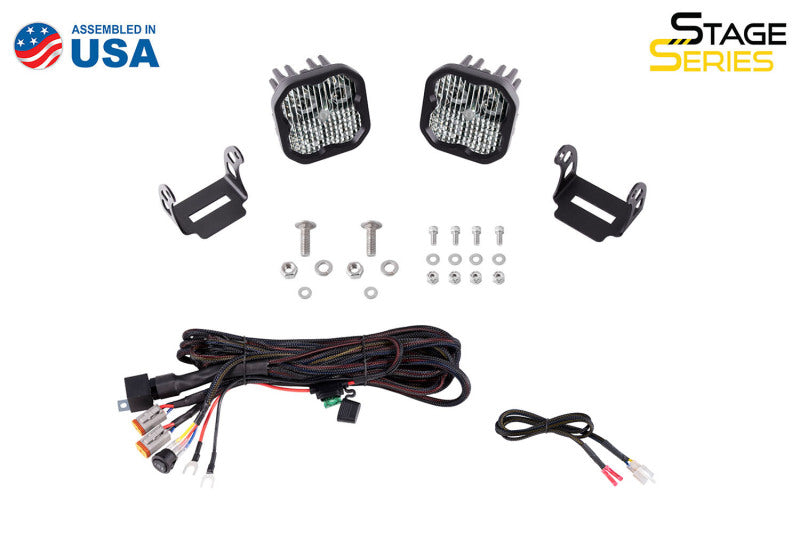 Kit de feux de fossé à LED Diode Dynamics 21-22 pour Ford Bronco SS3 - Combo jaune sport