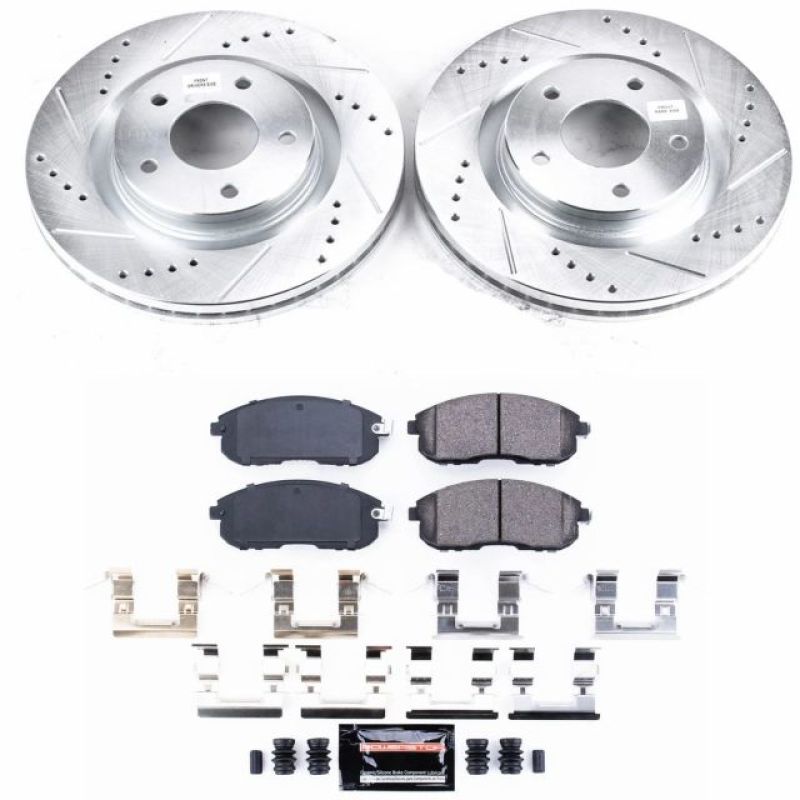 Power Stop 2019 Nissan Sentra Front Z23 Evolution Sport Brake Kit