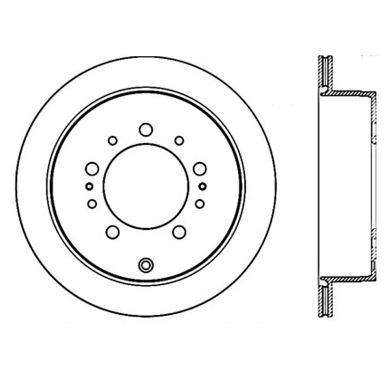 Disque de frein sport fendu et percé StopTech