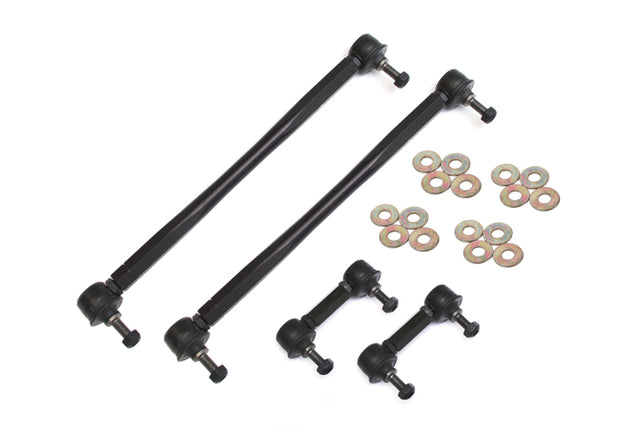 BMR 10-11 5th Gen Camaro Front and Rear Sway Bar End Link Kit - Black BMR Suspension