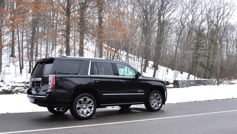 Échappement Cat-Back à sortie latérale unique avec embouts polis pour GMC Yukon Denali 6,2 L V8 Corsa 15-16