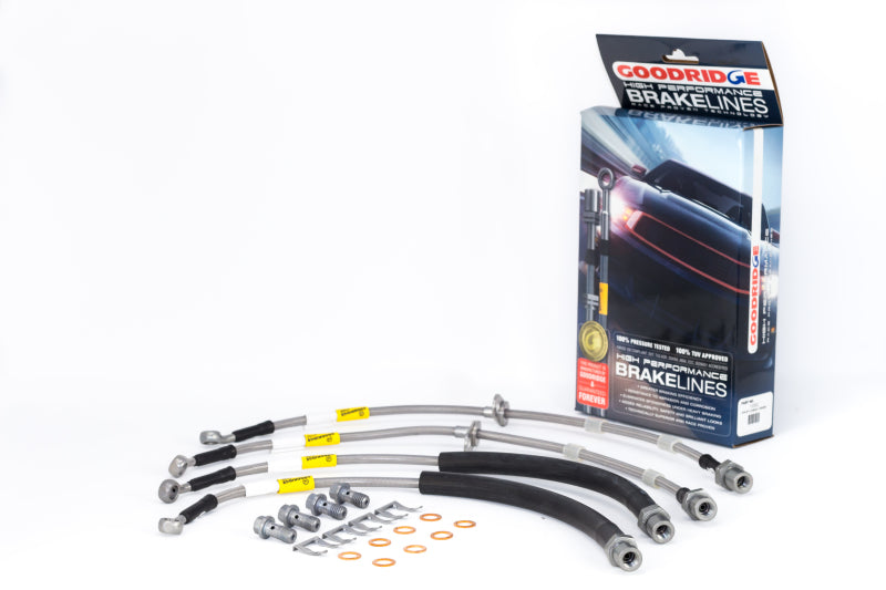 Conduites de frein SS Goodridge 16-17 Chevrolet Camaro LT (avec étriers Brembo)