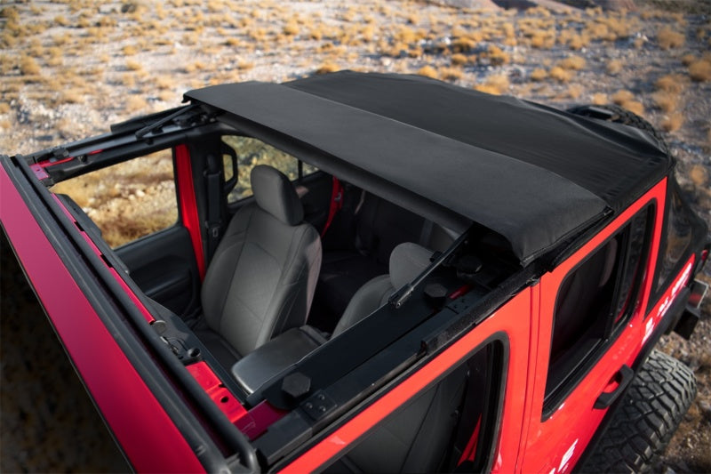 Jeep Wrangler JL 4 portes Trailview Fastback 2018-2021 Rampage - Diamant noir