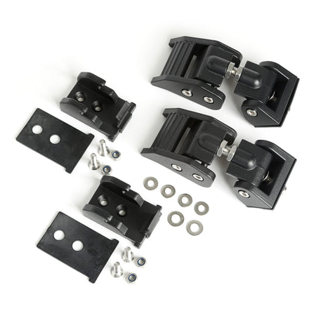 Attaches de capot noires texturées pour Jeep Wrangler TJ 97-06 Rugged Ridge