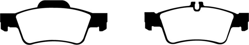 Plaquettes de frein arrière Redstuff EBC 04-06 Mercedes-Benz CL500 5.0