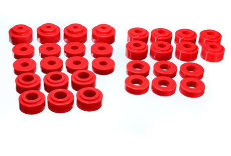 Ensemble de supports de carrosserie Energy Suspension GM - Rouge