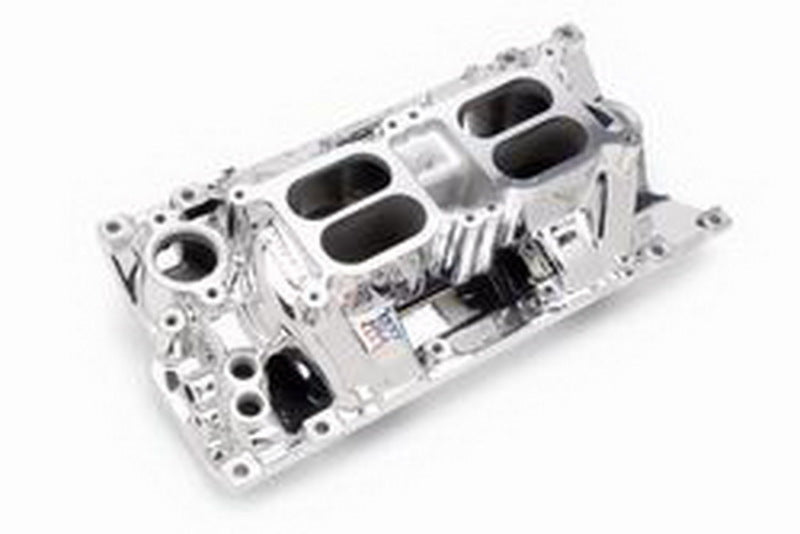 Collecteur d'air à entrefer poli Edelbrock B/B Chev Rect Port RPM