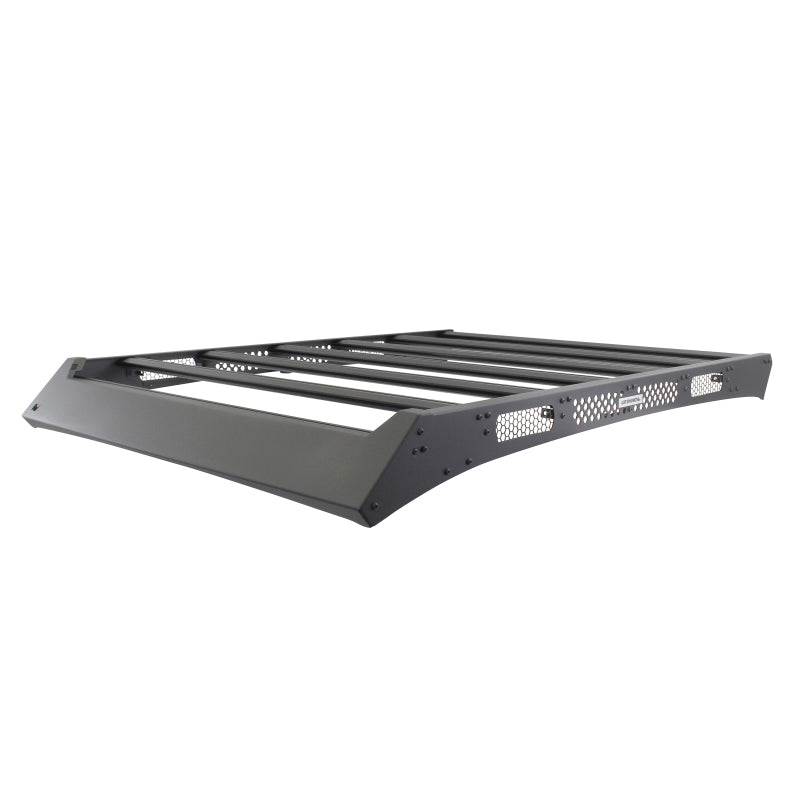 Barres de toit à profil bas Go Rhino 16-23 pour Toyota Tacoma DC Ceros - Tex. Blk