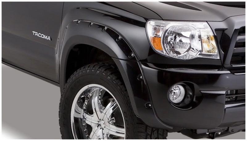 Bushwacker 05-11 Toyota Tacoma Fleetside Pocket Style Flares 4 pièces 73,5 pouces - Noir
