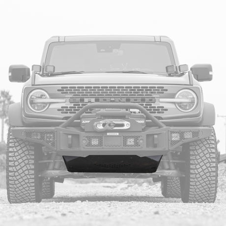 Plaque de protection inférieure du pare-chocs avant Go Rhino 21-24 Ford Bronco (sauf Sport) Rockline