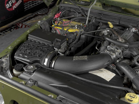 Système d'admission à sec aFe Momentum GT Stage 2 pour Jeep Wrangler (JK) 07-11 V6 3,8 L avec ventilateur mécanique