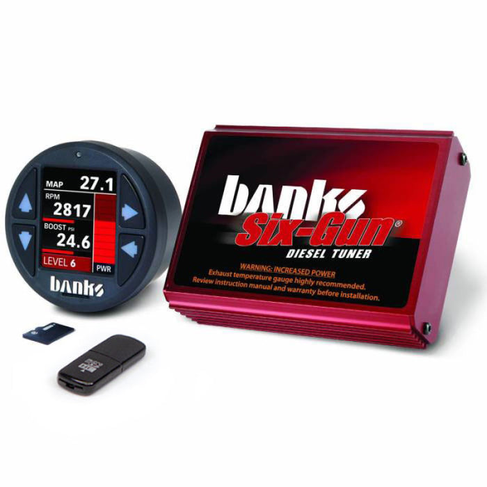 Banques 03-05 Dodge 2500/3500 5,9 L Diesel Six-Gun Diesel Tuner avec iDash-1,8 DataMonster