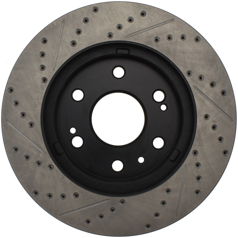 Rotor avant gauche rainuré et percé StopTech 05-10 GMC Sierra 1500 (avec tambour arrière) / 07-09 GMC Yukon