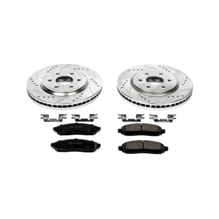 Power Stop 05-18 Nissan Frontier Front Z23 Evolution Sport Brake Kit