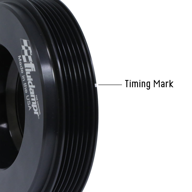 Amortisseur équilibré en interne en acier Fluidampr Mitsubishi EVO 8/9