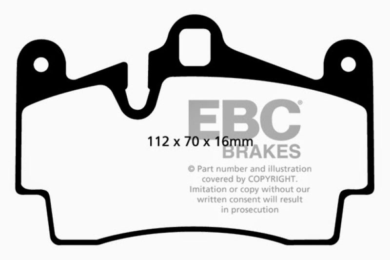 Plaquettes de frein Bluestuff Street et Track Day d'EBC Brakes