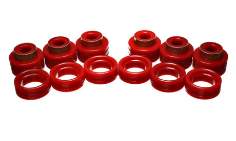 Ensemble de montage de carrosserie rouge (cabine) pour Dodge Ram 1500/94-01/Ram 2500/3500 Energy Suspension 94-01