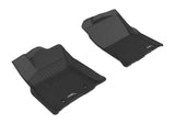3D MAXpider 2016-2017 Toyota Tacoma Access Cab/Double Cab Kagu 1st Row Floormat - Black 3D MAXpider