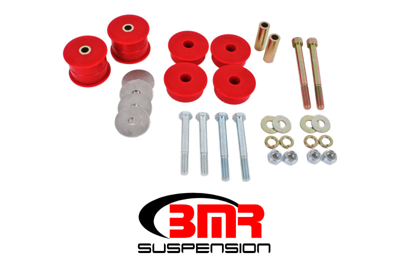 Kit de bagues de différentiel BMR 15-17 S550 Mustang (polyuréthane) - Rouge