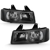 Phare avant en cristal ANZO 2003-2017 Chevy Express noir