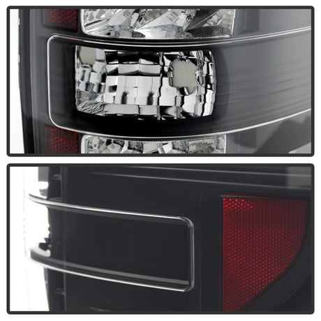 Feux arrière LED Spyder Ford F150 09-14 Noir ALT-YD-FF15009-LED-BK