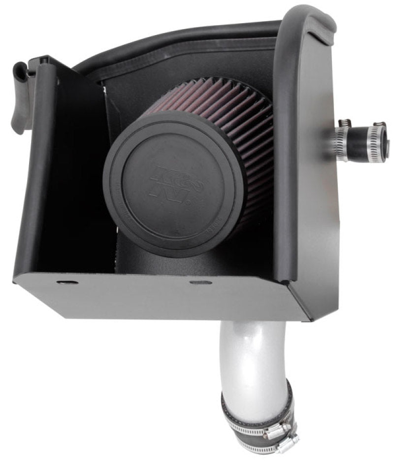 Kit d'admission d'air froid argenté K&amp;N 69 Series Typhoon Performance 13 Chrysler/Dodge 200/Avenger 2,4 L