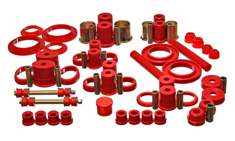 Ensemble de bagues principales Hyper-flex rouges pour Ford Mustang 94-98 Energy Suspension