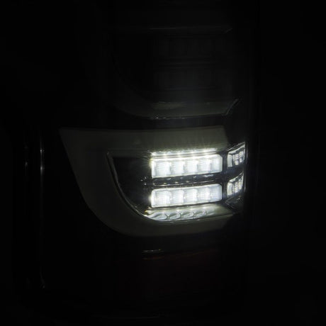 Feux arrière à LED AlphaRex 07-13 Toyota Tundra LUXX-Series Alpha-Black