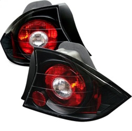 Feux arrière Spyder Honda Civic 01-03 2 portes style européen Noir ALT-YD-HC01-2D-BK