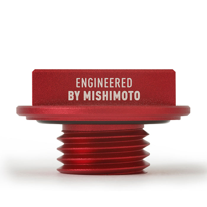 Bouchon de remplissage d'huile Mishimoto 87-01 Ford Mustang Hoonigan - Rouge