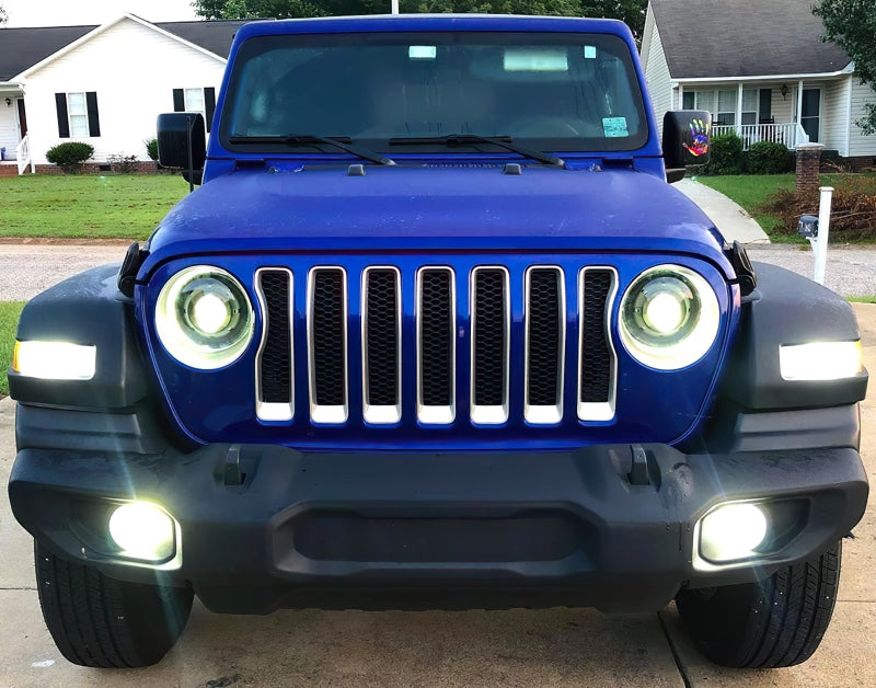 Phares de projecteur Oracle Oculus Bi-LED pour Jeep JL/Gladiator JT - Noir mat - 5 500 K VOIR LA GARANTIE