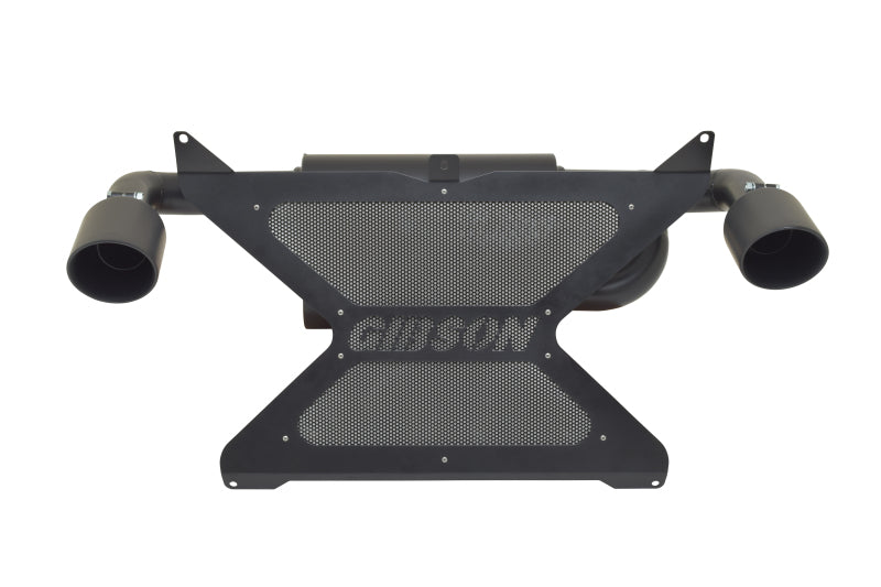 Échappement double Gibson 17-20 Can-Am Maverick X3 Turbo Base 2,25 pouces - Céramique noire