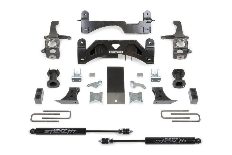 Système de base Fabtech 16-21 Toyota Tundra 2WD/4WD 6 pouces avec entretoises C/O et Stealth Rr